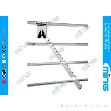 Custom Light Duty Slatwall Display Shelves for Clothing Sho